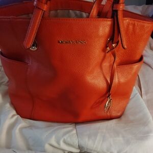 Michael Kors Vibrant Orange Tote